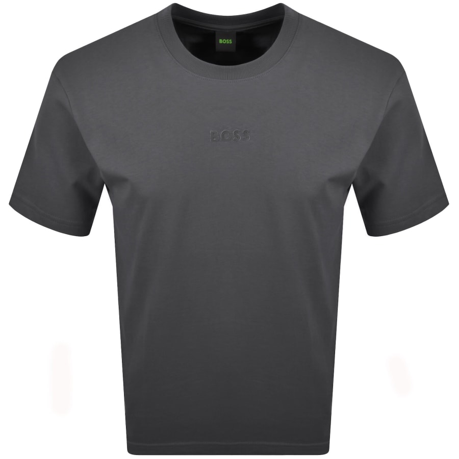 BOSS Tee 10 T Shirt Open Grey | Mainline Menswear us